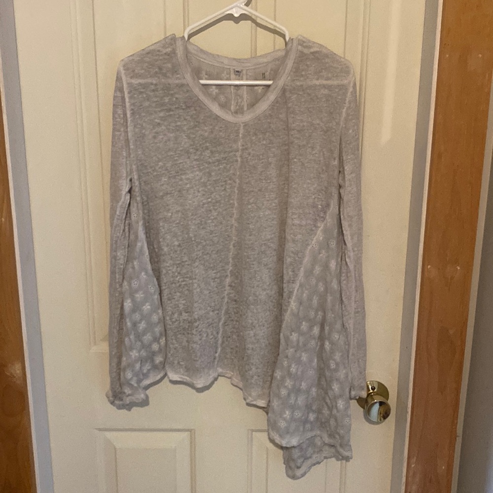 Johnny was asymmetrical long sleeve top